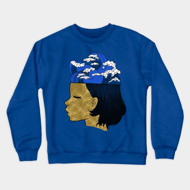 Chaotic mind Crewneck Sweatshirt by thenewkidprints